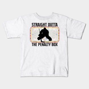 Straight Outta The Penalty Box Kids T-Shirt